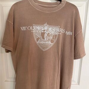 Heritage Tan T-Shirt with White Logo